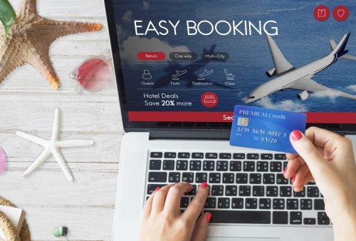 Air Ticket Flight Booking Concept